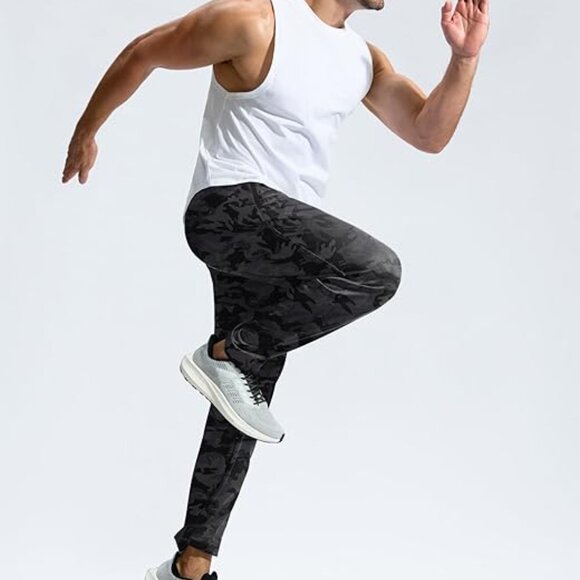 Gradual Men's Sweatpants Mesh Lightweight with Zip Pockets Breathable Quick Dry - Picture 3 of 9